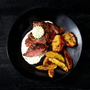 Grilled Skirt Steak & Herbed Frites