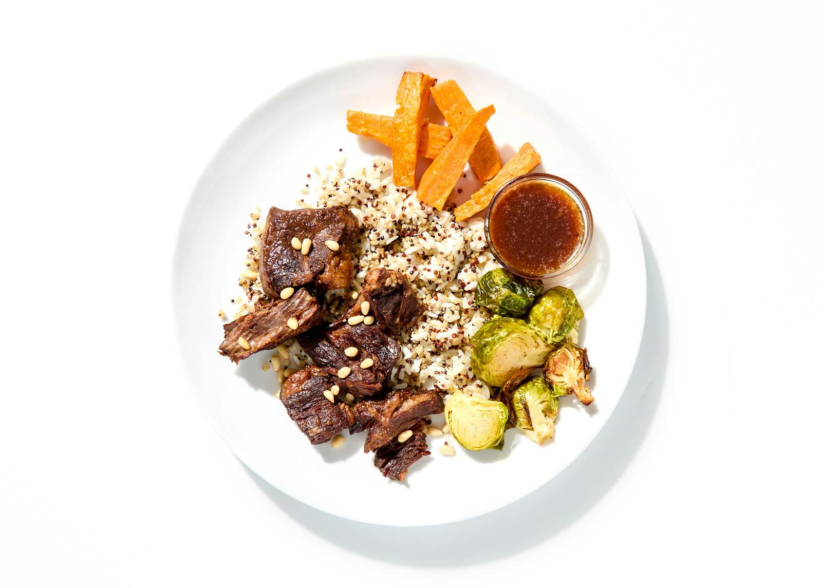 Braised Korean Galbi Jjim (Short Ribs)