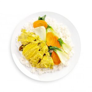 Green Curry-Braised Chicken Thighs